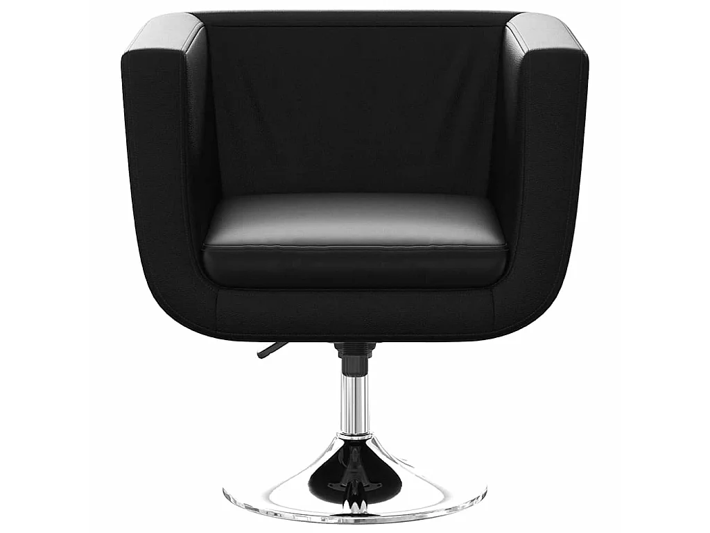 Sedie da Bar 2 pz in Pelle Artificiale Nera