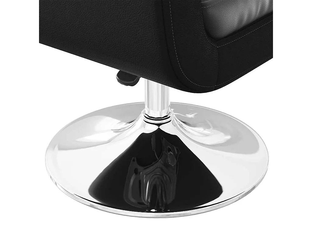 Sedie da Bar 2 pz in Pelle Artificiale Nera