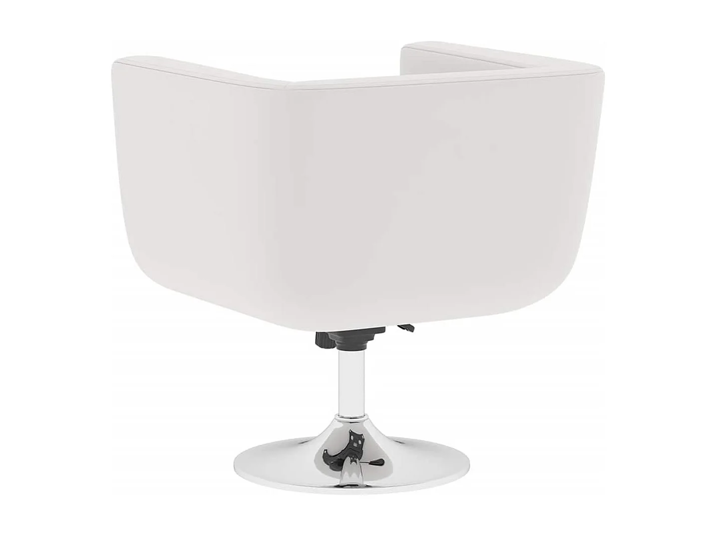 Chaises de bar lot de 2 blanc similicuir