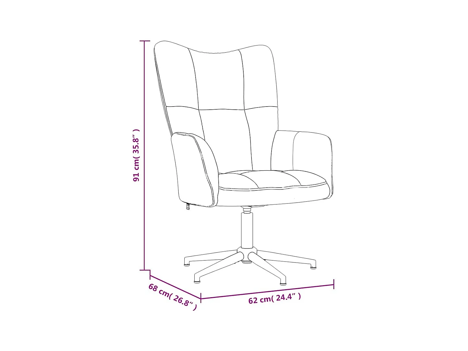 Relaxsessel Hellgrau Samt