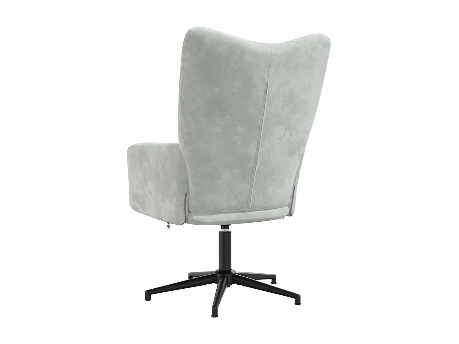 Chaise de relaxation Gris clair Velours