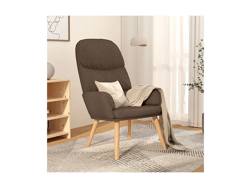 Relaxsessel Taupe Stoff
