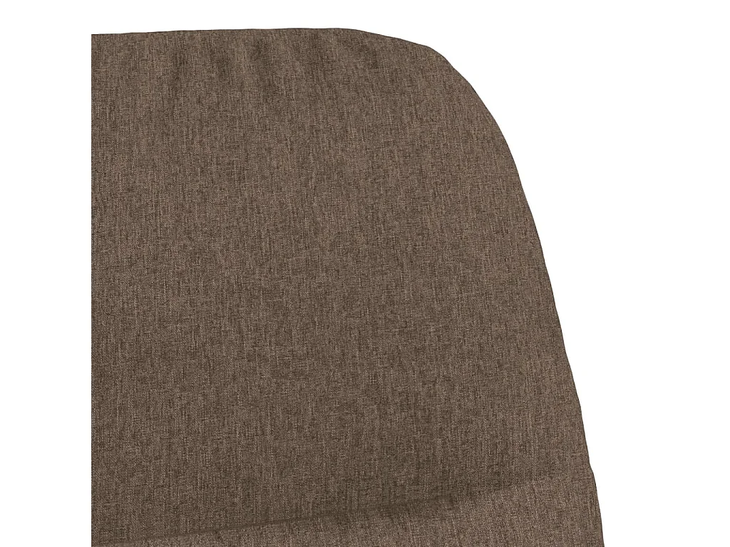 Chaise de relaxation Taupe Tissu