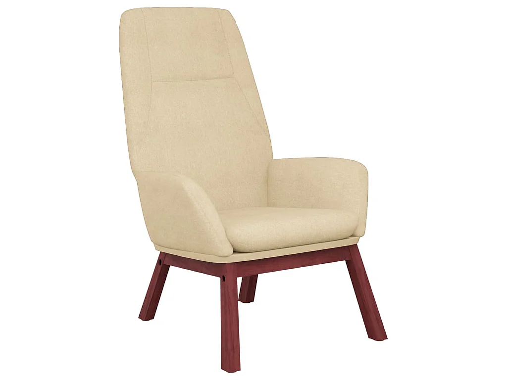 Relaxsessel Creme Stoff