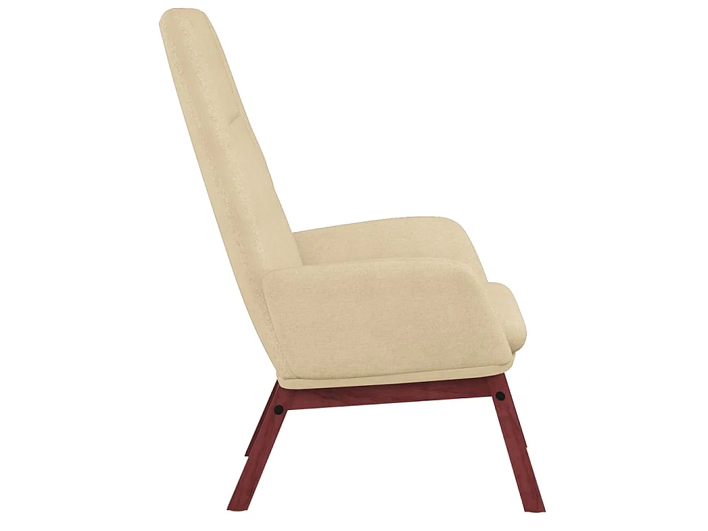 Relaxsessel Creme Stoff