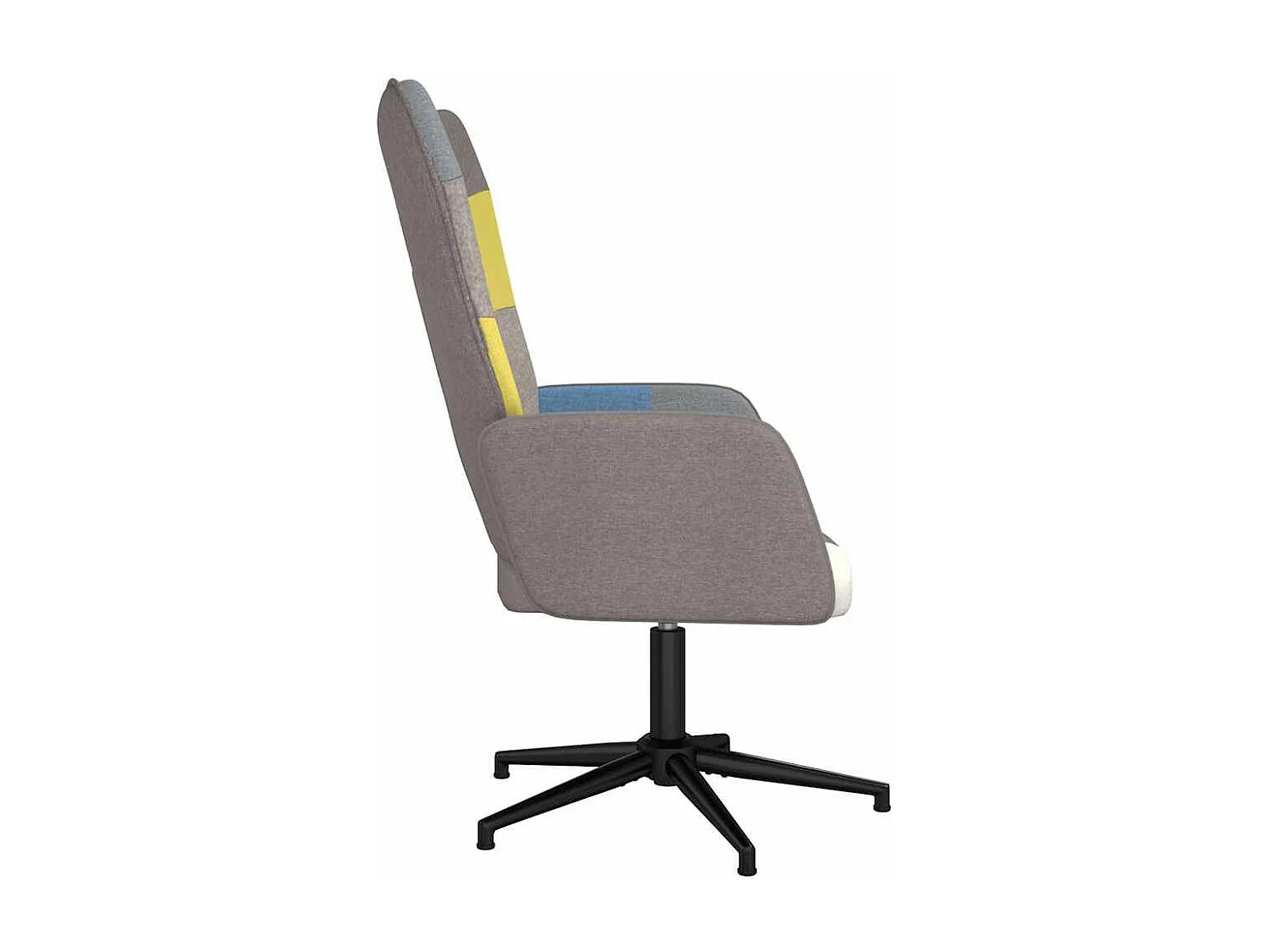 Relaxstoel patchwork stof