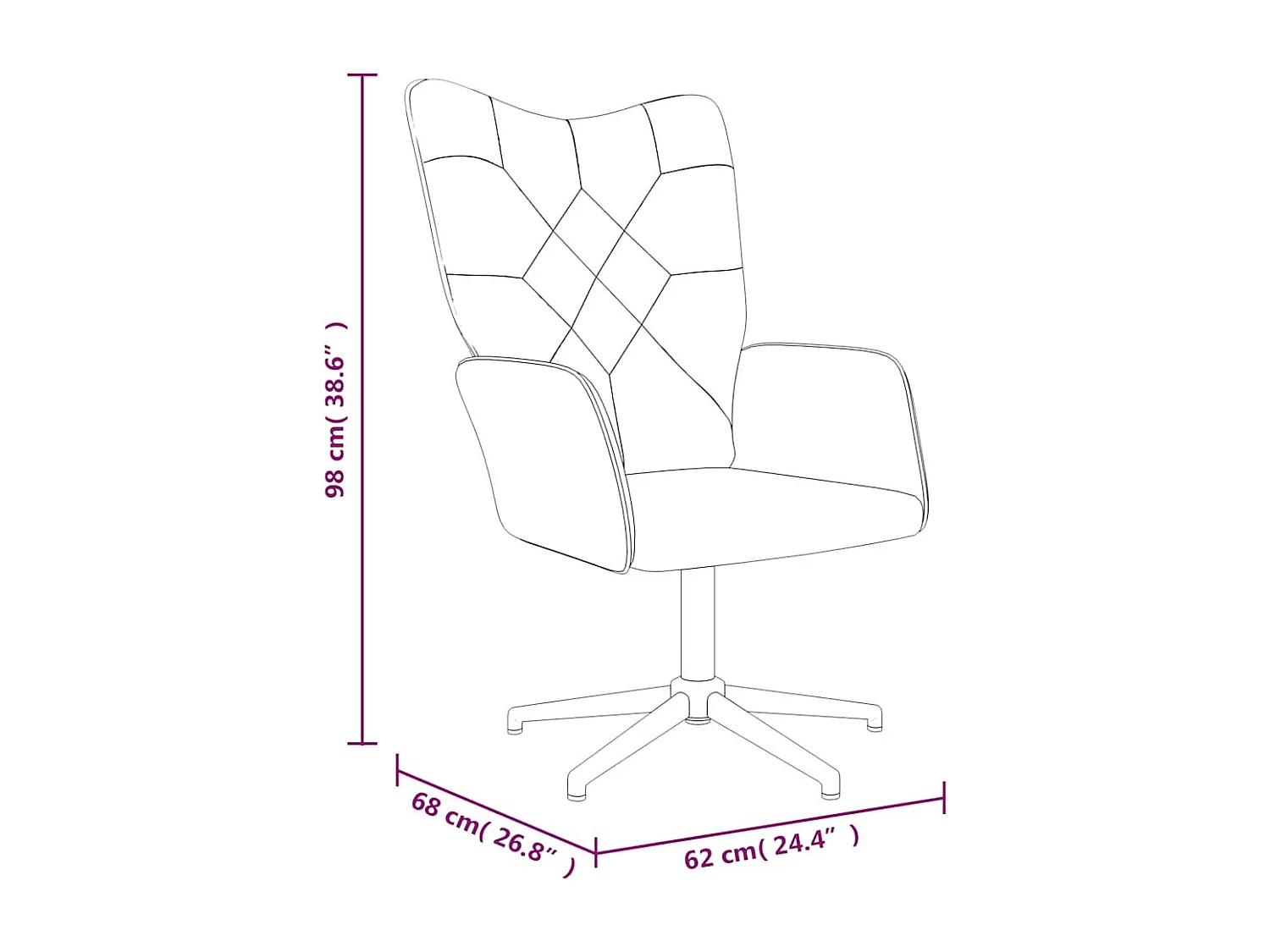 Relaxsessel Patchwork Stoff