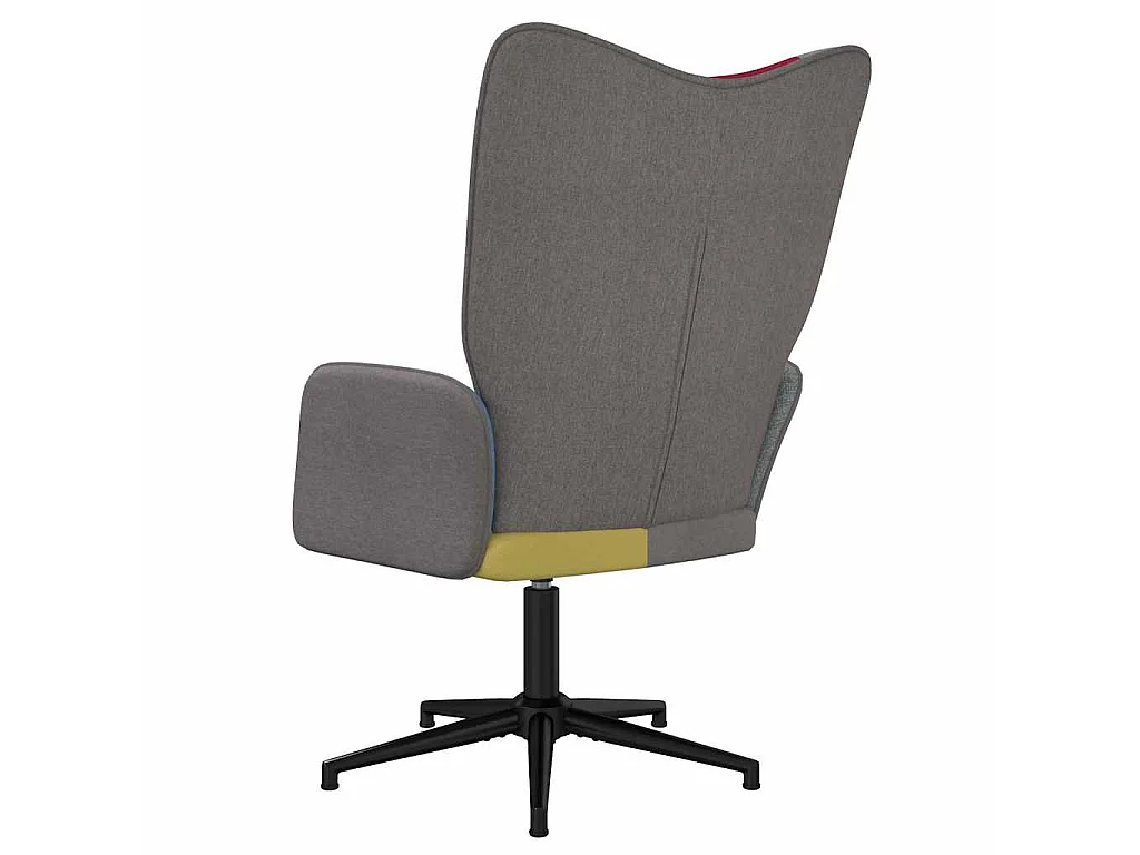 Cadeira de descanso tecido de retalhos