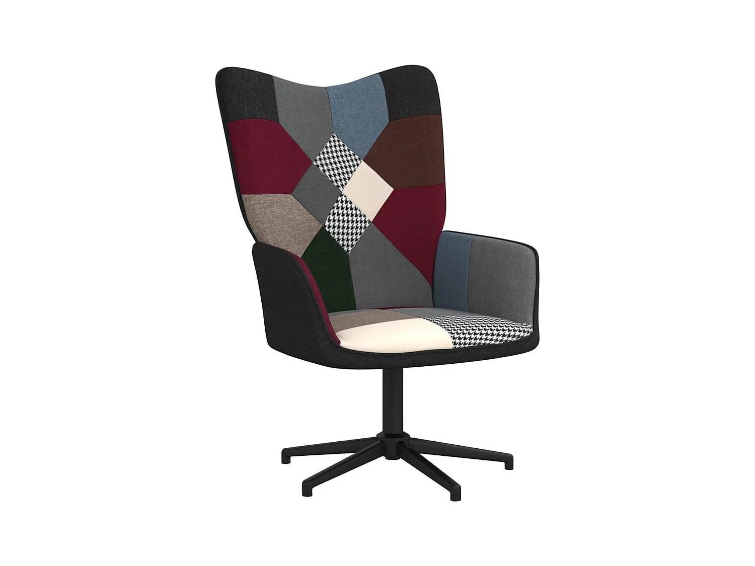 Chaise de relaxation Patchwork Tissu
