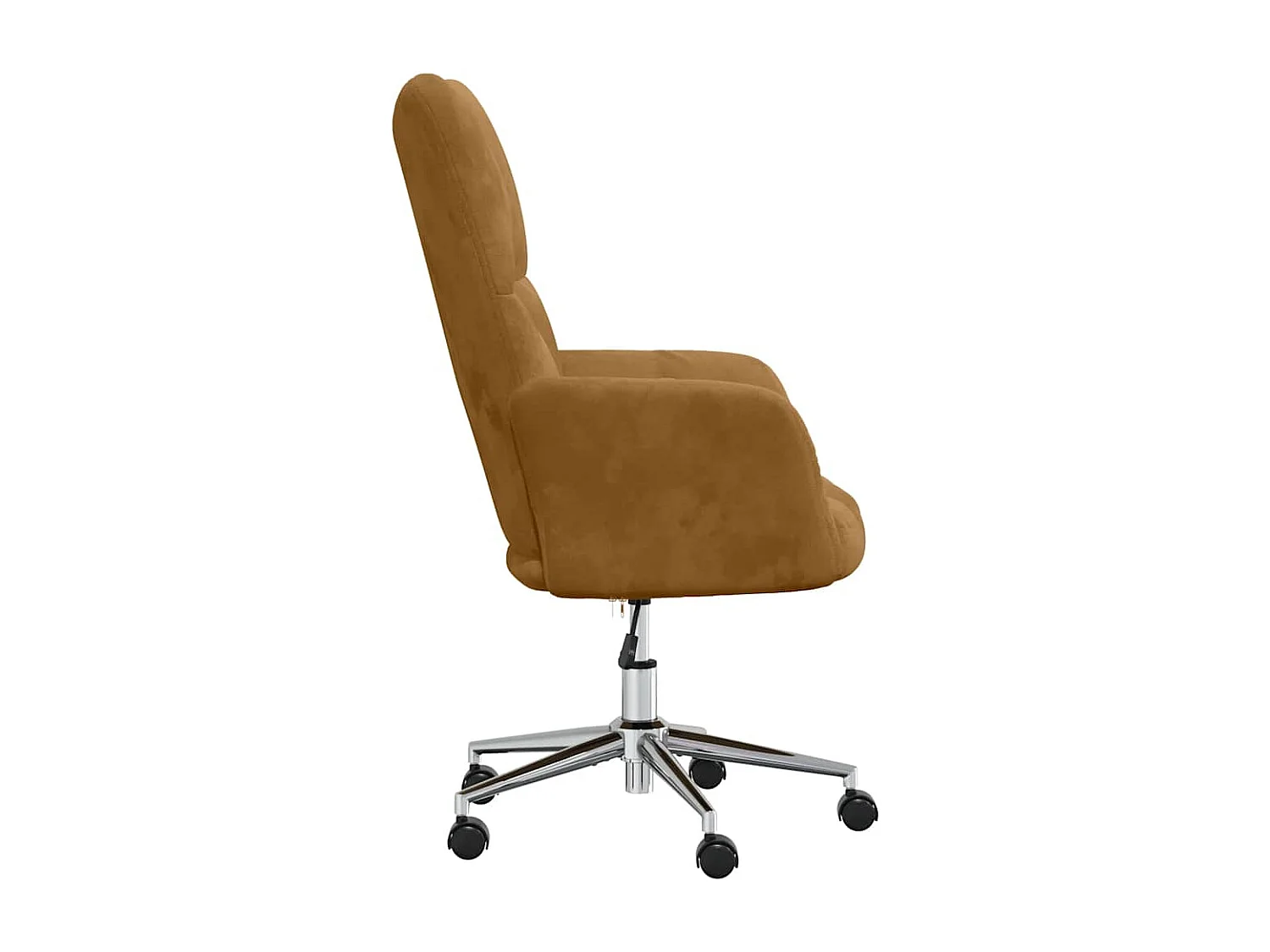 Chaise de relaxation Marron Velours