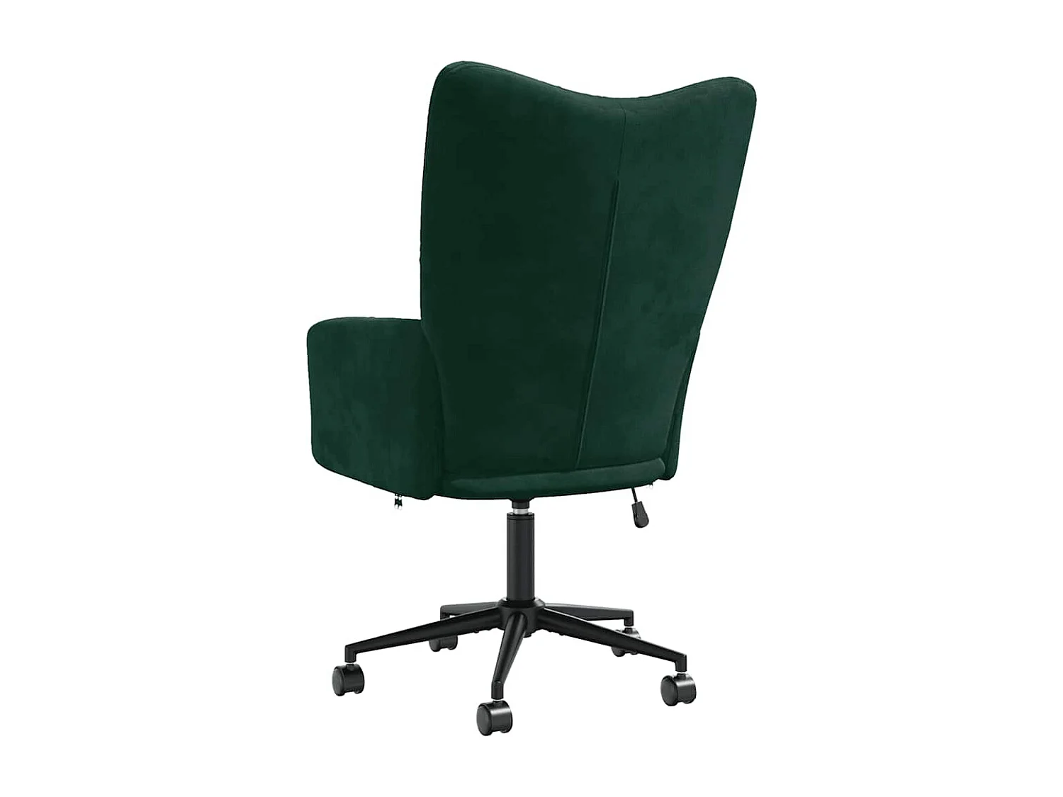 Chaise de relaxation Vert foncé Velours