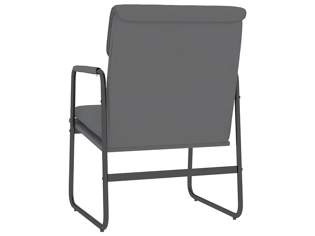 Chaise longue Gris 55x64x80 cm Similicuir