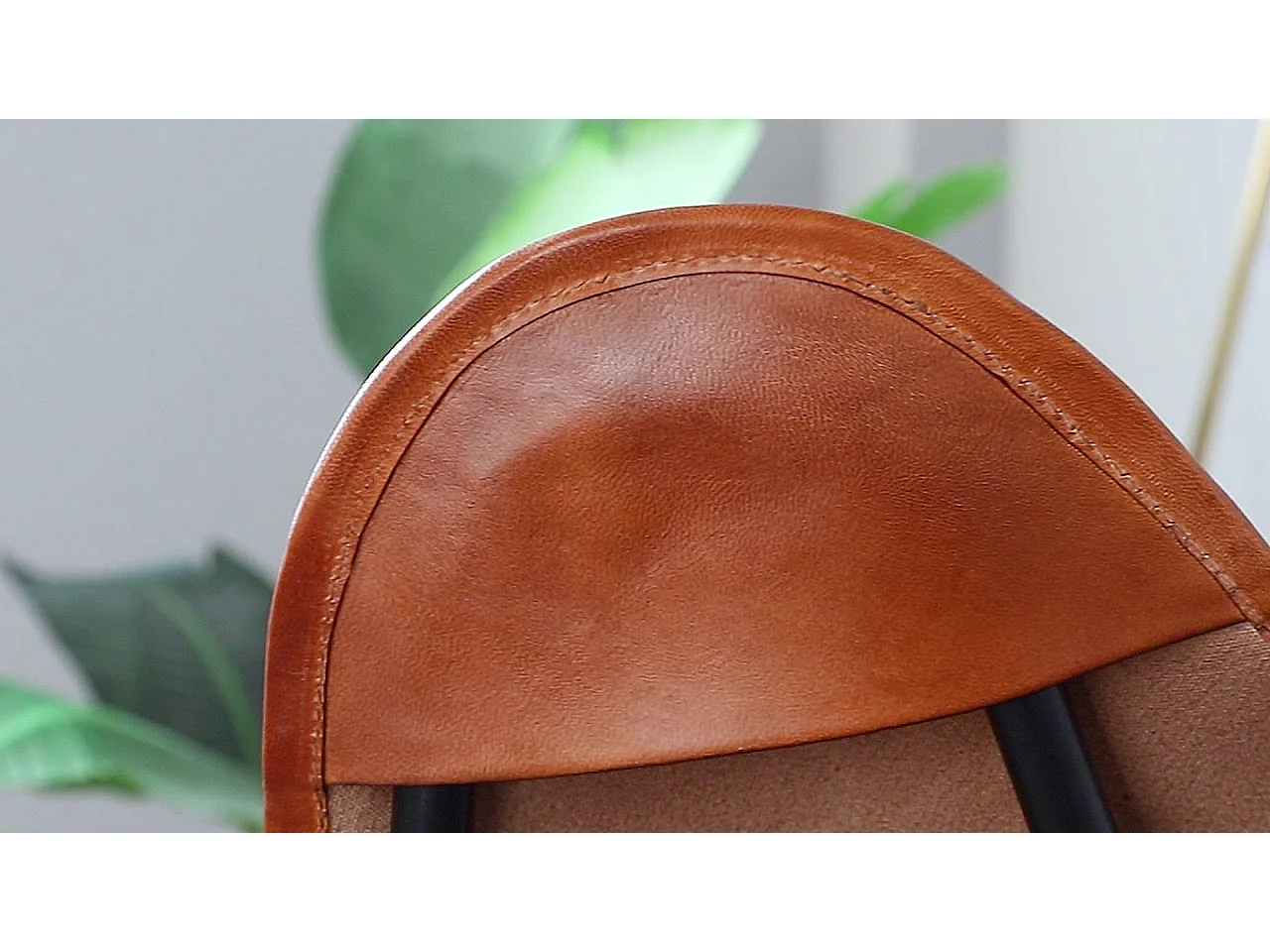 Butterfly-Sessel Braun Echtleder