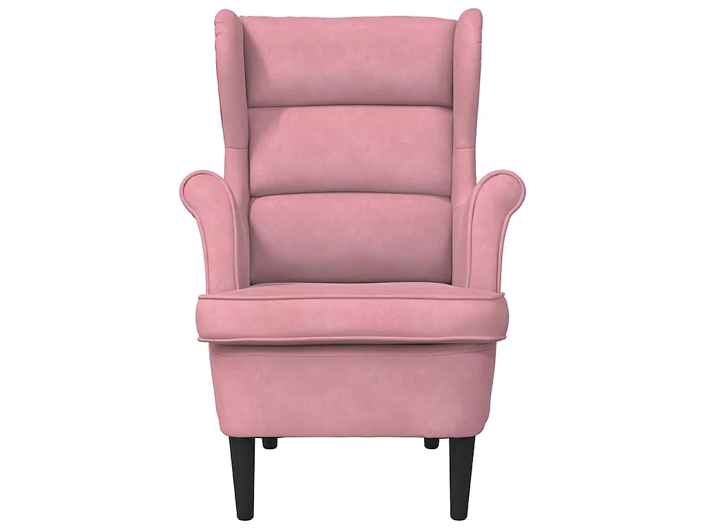 Poltrona Rosa in Velluto