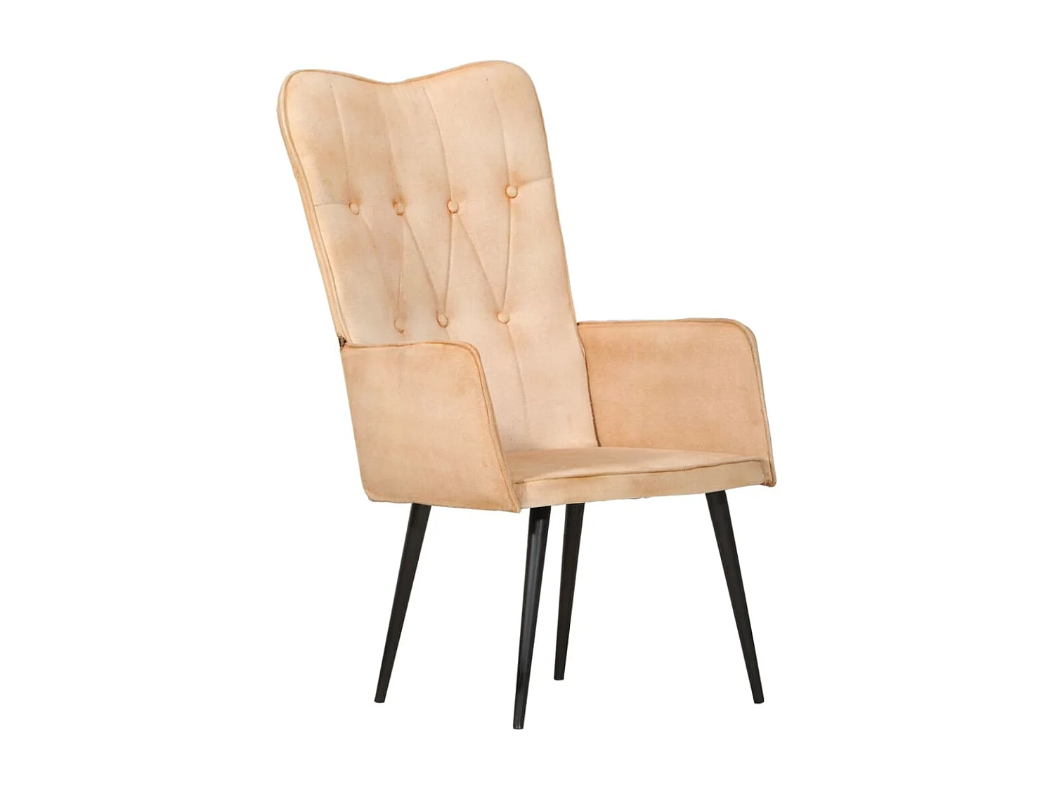 Chaise à oreilles Crème Toile