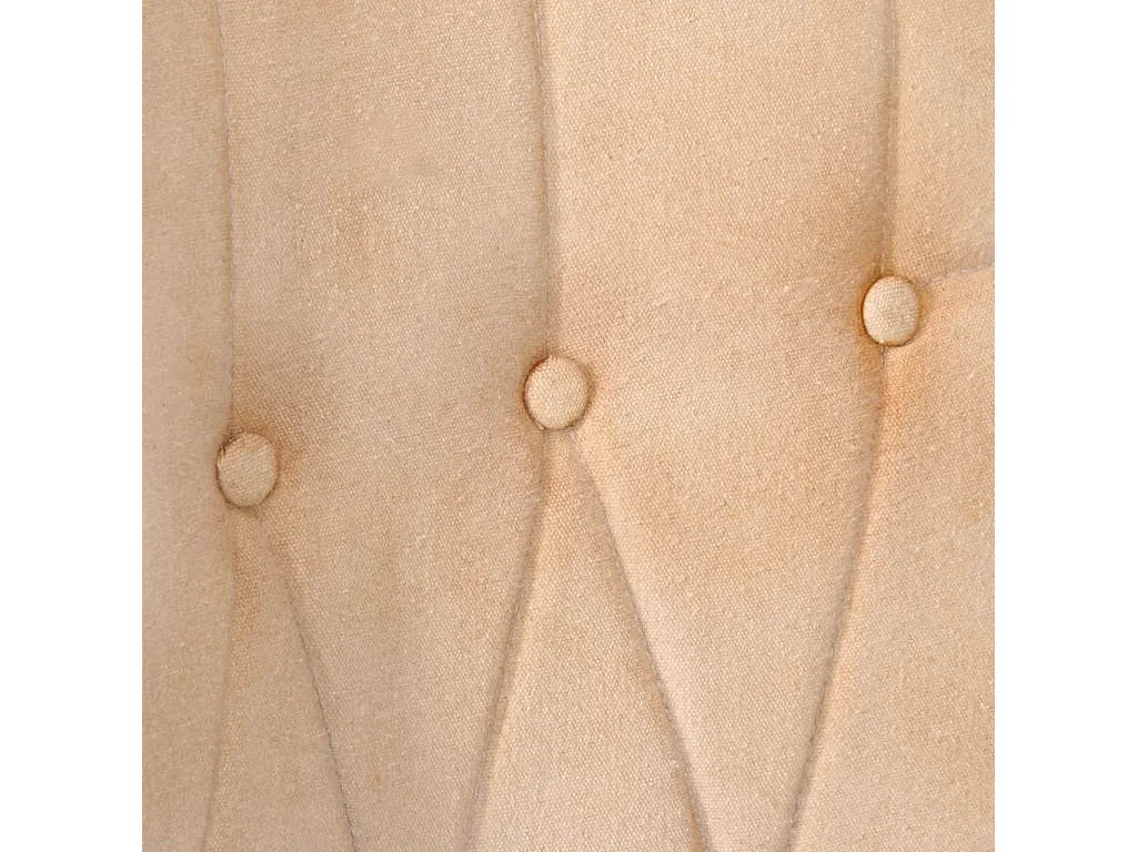 Chaise à oreilles Crème Toile