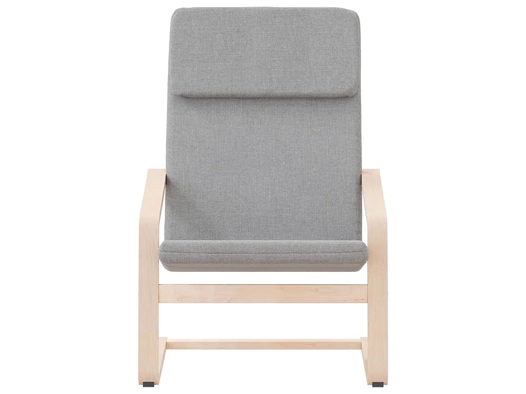 Relaxsessel Hellgrau Stoff