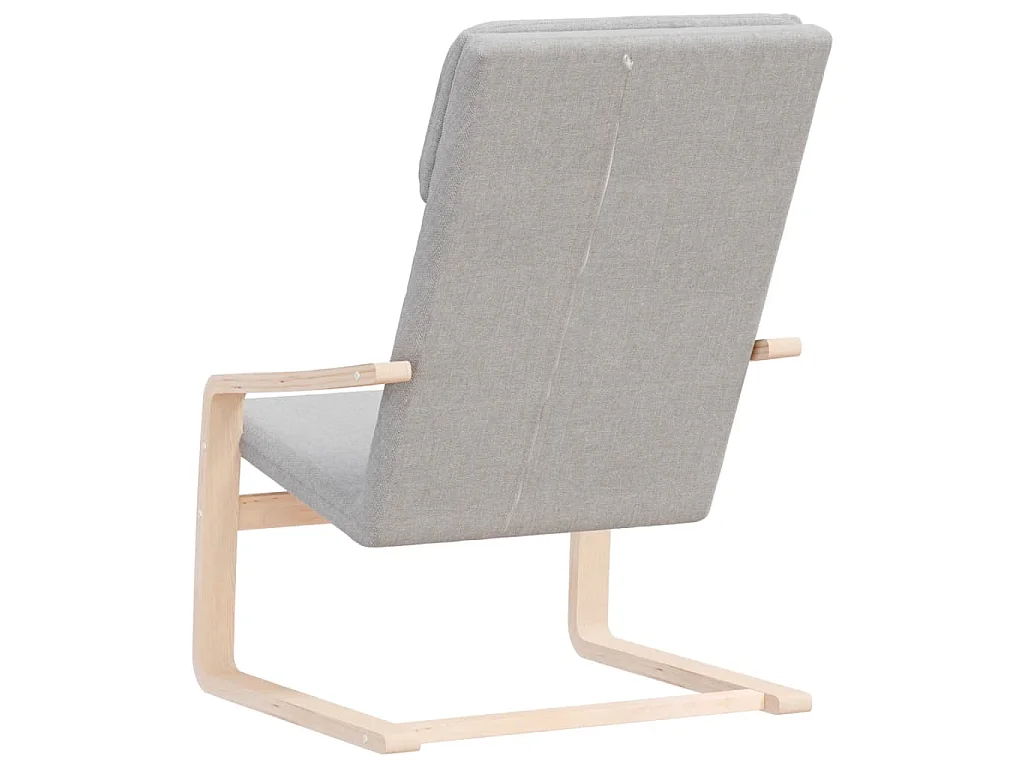 Relaxsessel Hellgrau Stoff