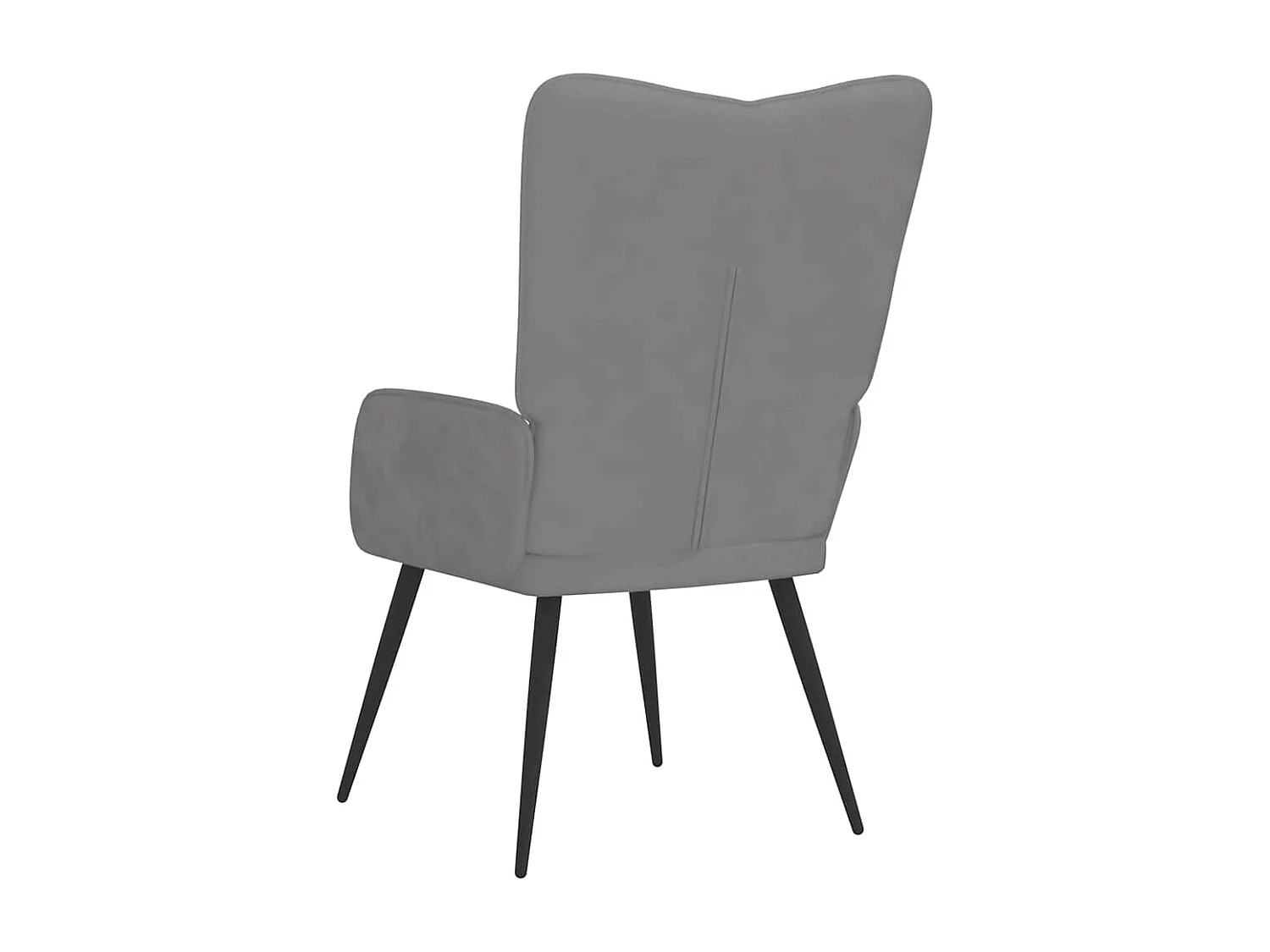 Relaxsessel Hellgrau Samt