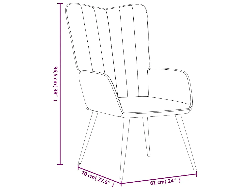 Relaxsessel Hellgrau Samt