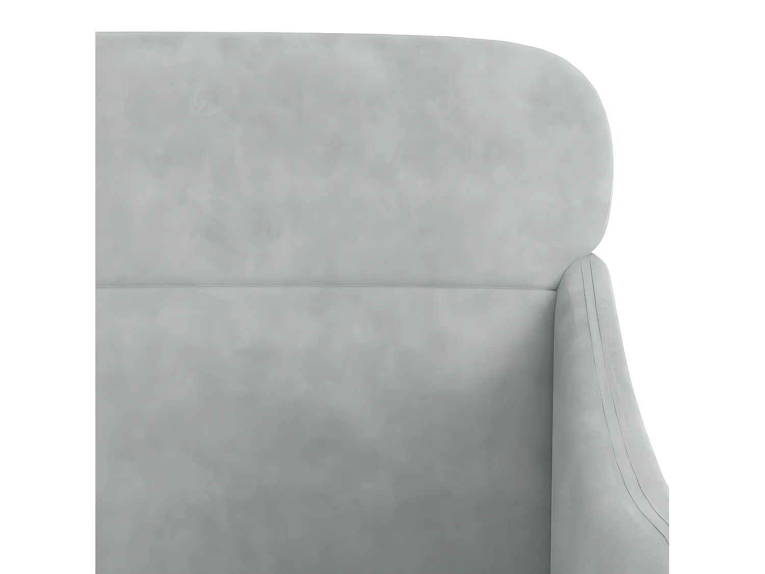 Fauteuil Gris clair 63x76x80 cm Velours