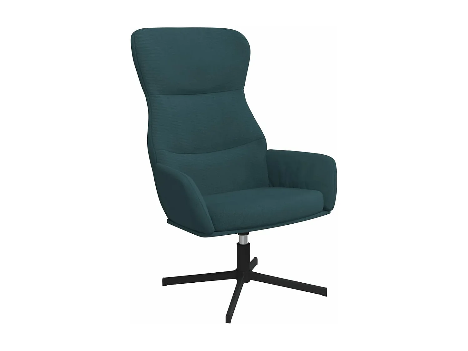 Cadeira de descanso veludo azul