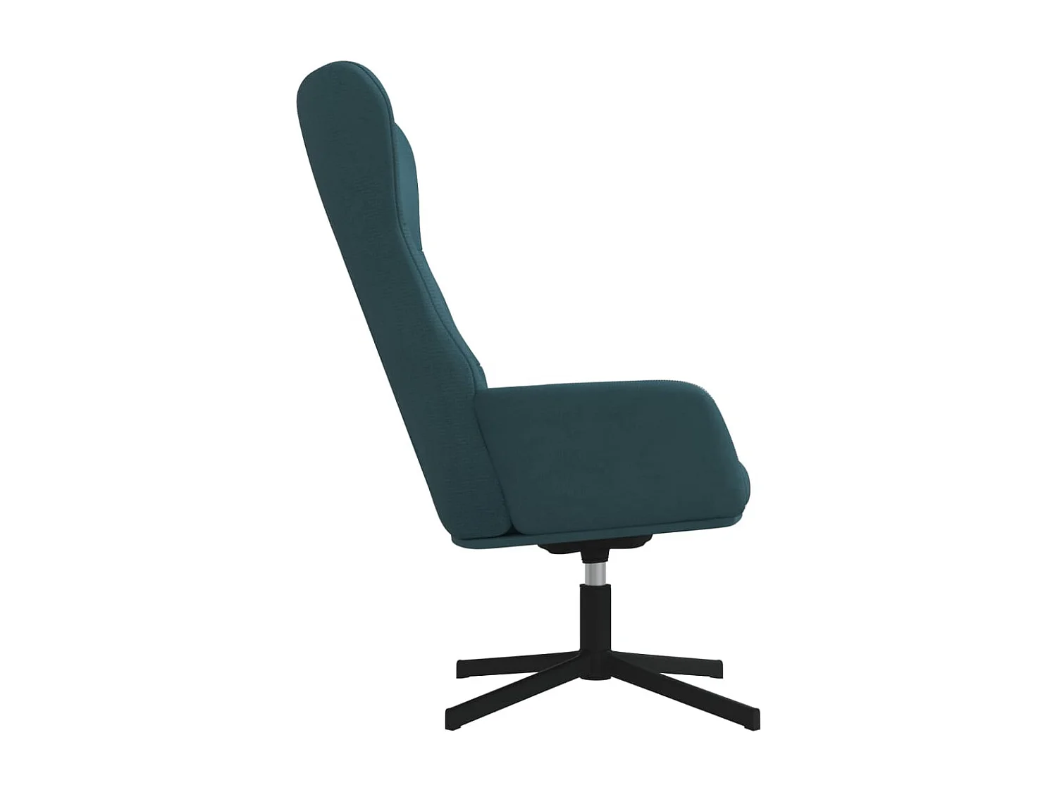 Cadeira de descanso veludo azul