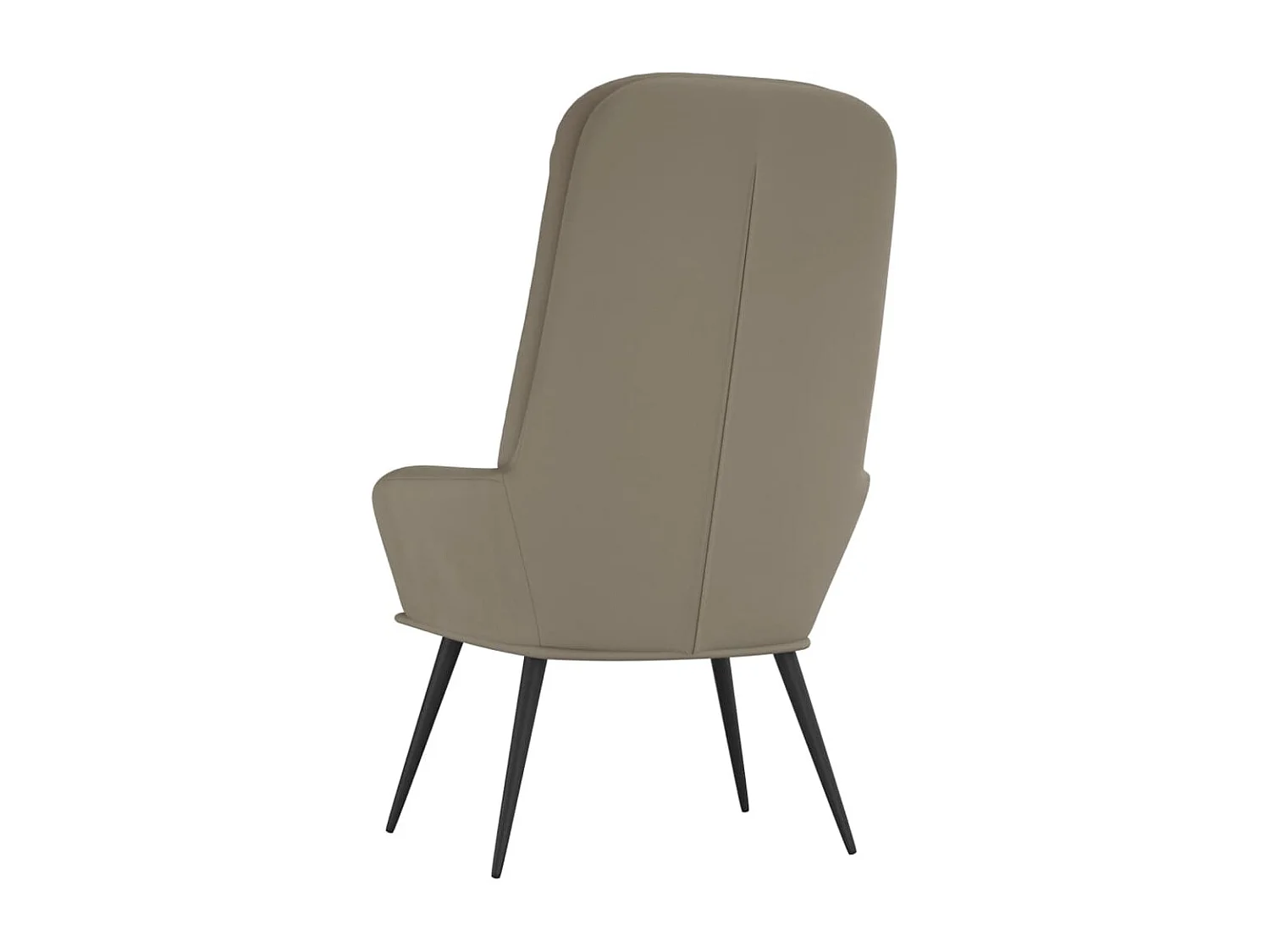 Chaise de relaxation Gris clair Velours