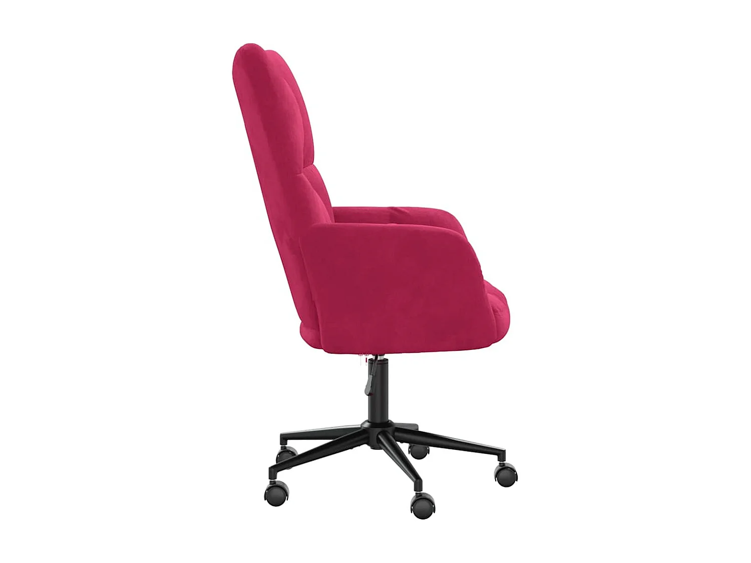 Chaise de relaxation Rouge bordeaux Velours