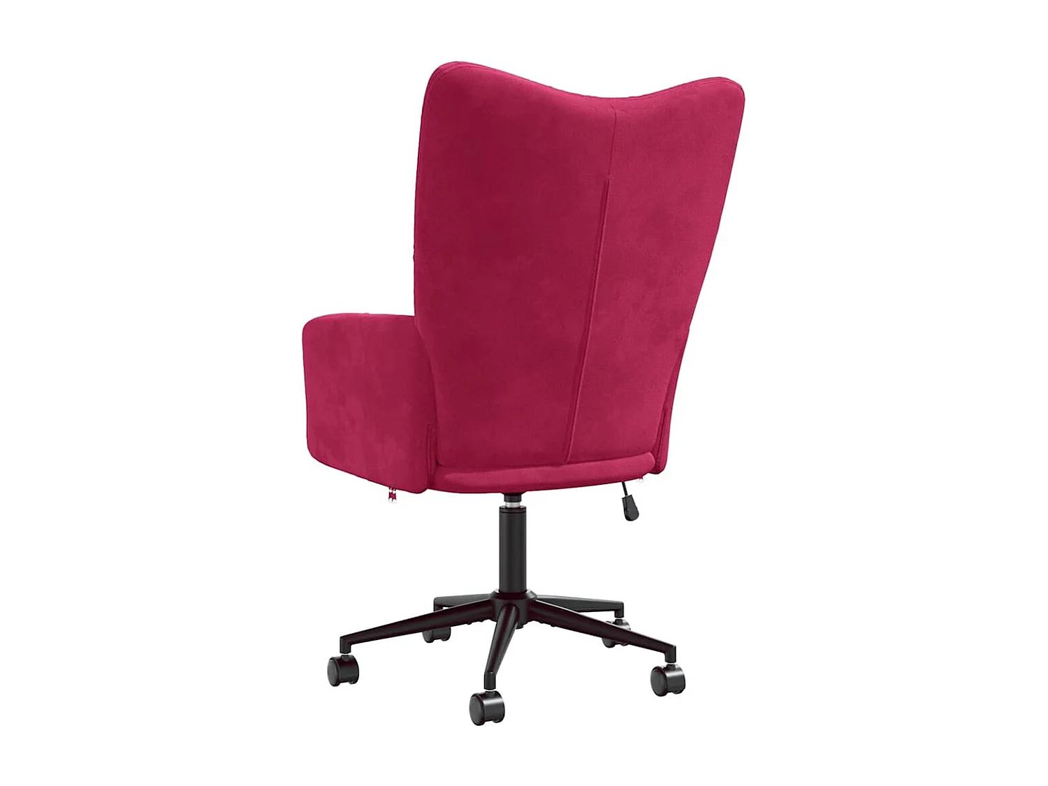 Chaise de relaxation Rouge bordeaux Velours