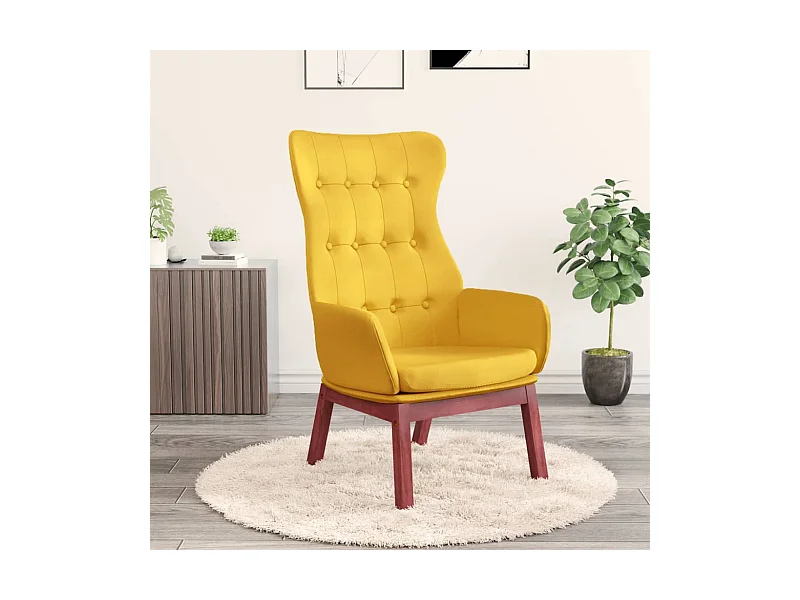 Relaxsessel Senfgelb Stoff