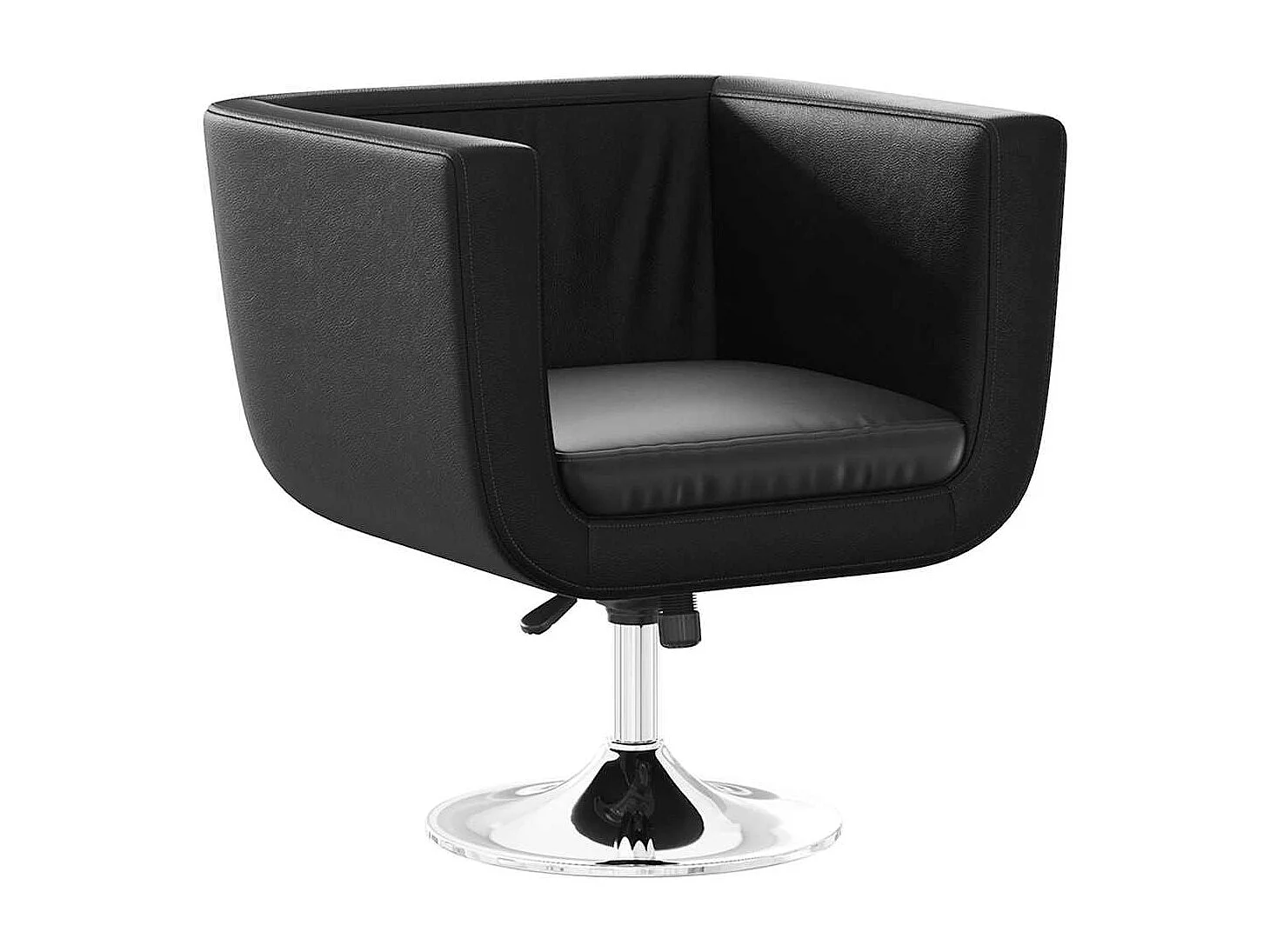 Chaise de bar Noir Similicuir