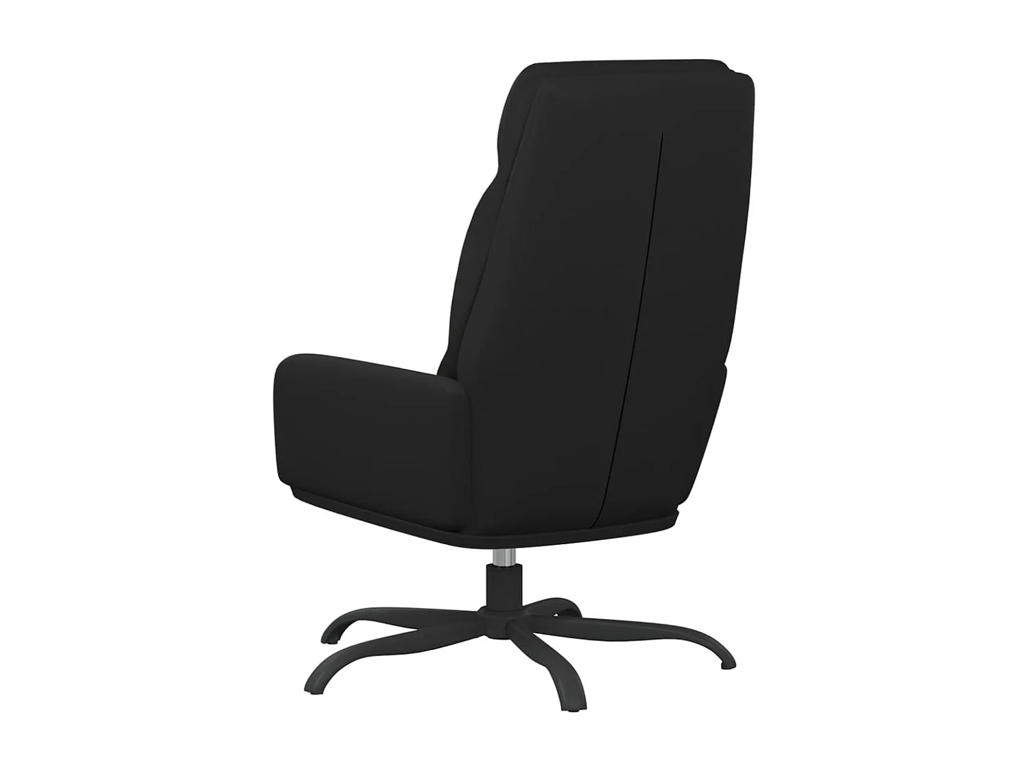 Chaise de relaxation Noir Similicuir