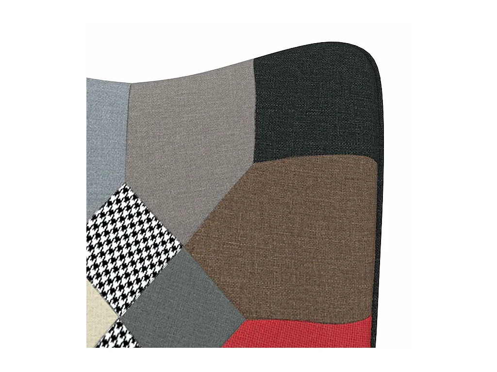 Chaise de relaxation Patchwork Tissu