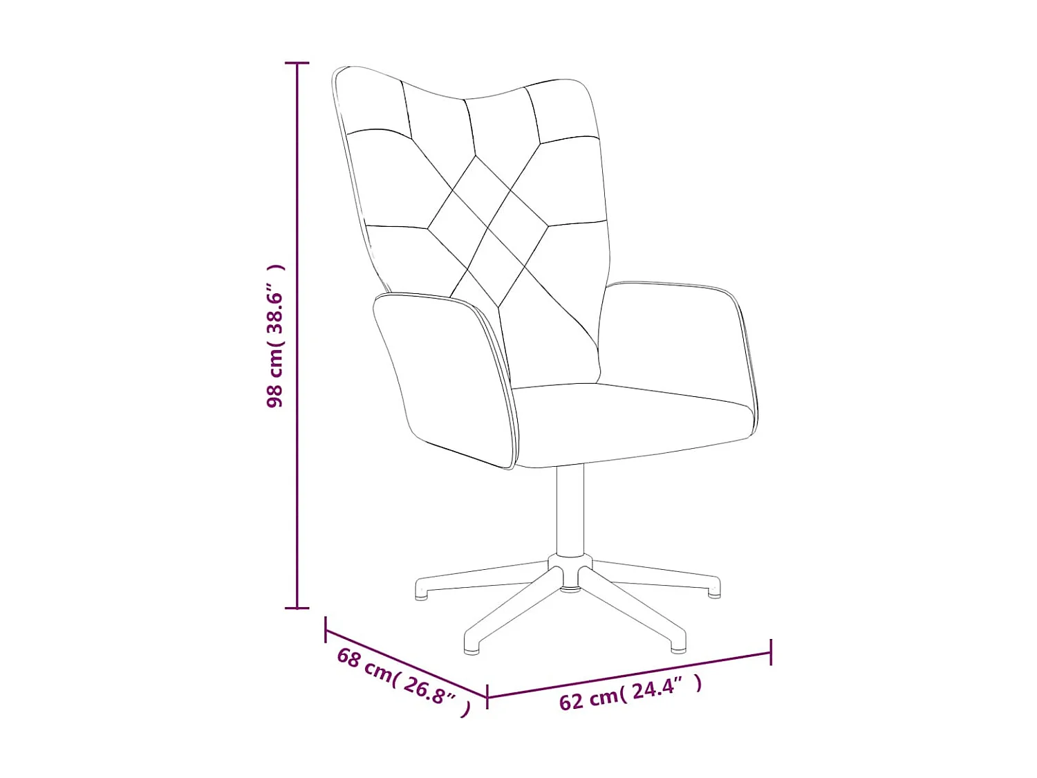 Relaxsessel Patchwork Stoff