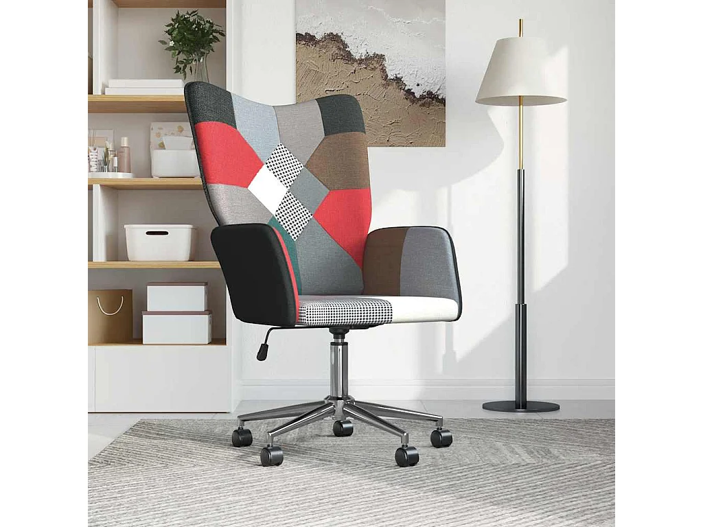Chaise de relaxation Patchwork Tissu