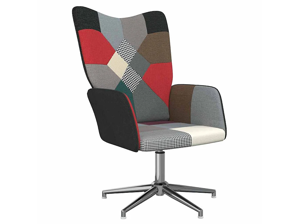 Chaise de relaxation Patchwork Tissu