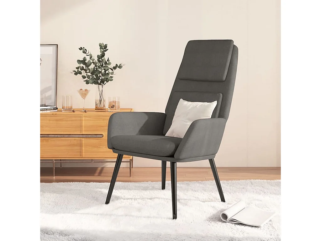 Relaxsessel Hellgrau Stoff