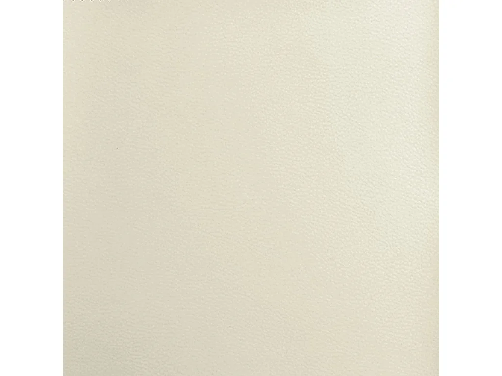Sillón de cuero sintético color crema 54x75x76 cm