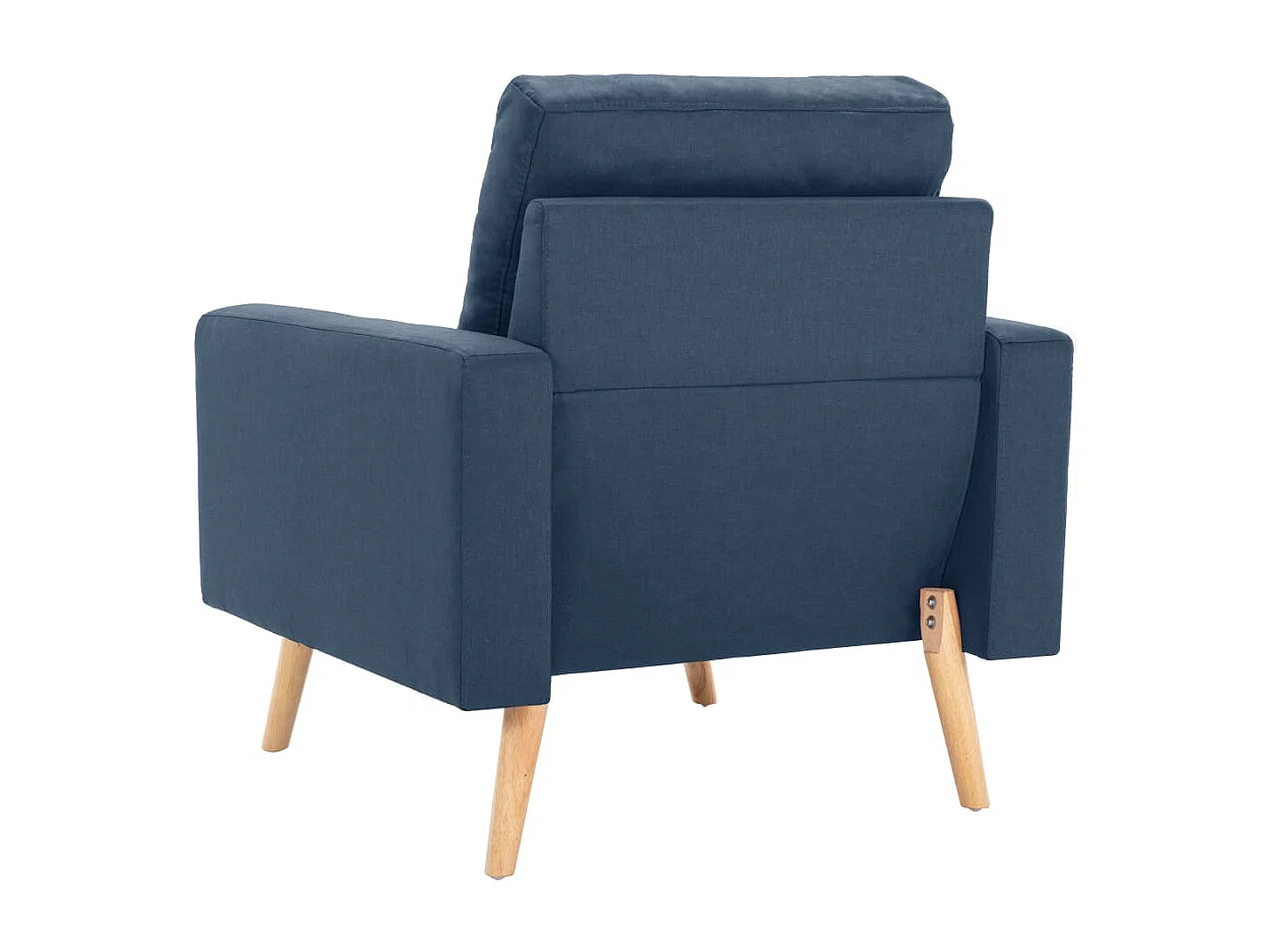 Fauteuil style scandinave confort moderne en tissu doux IBSEN