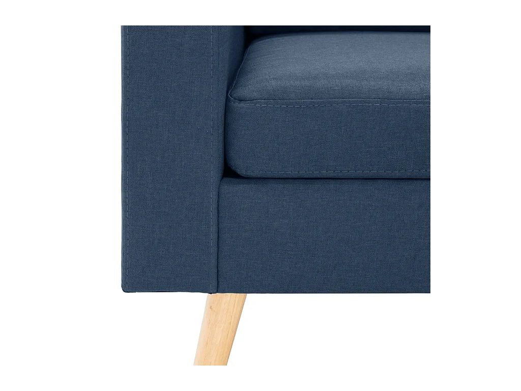 Fauteuil style scandinave confort moderne en tissu doux IBSEN