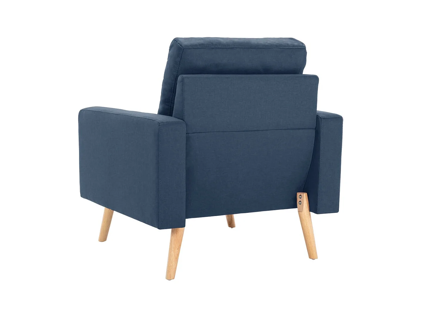 Fauteuil style scandinave confort moderne en tissu doux IBSEN