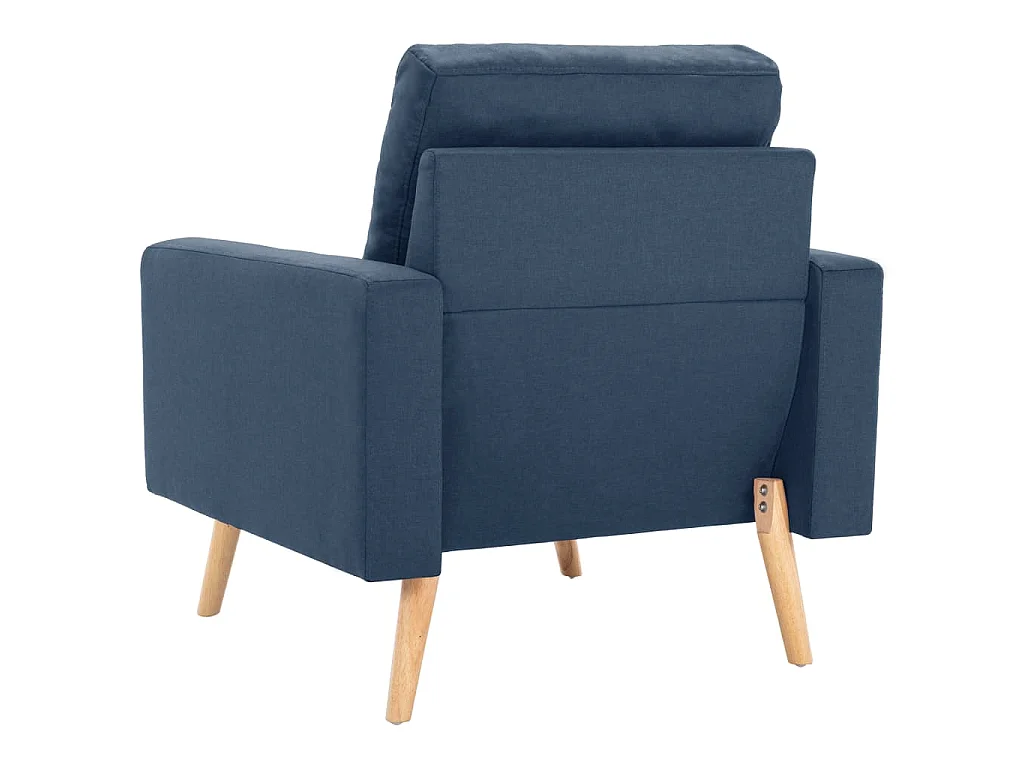 Fauteuil style scandinave confort moderne en tissu doux IBSEN