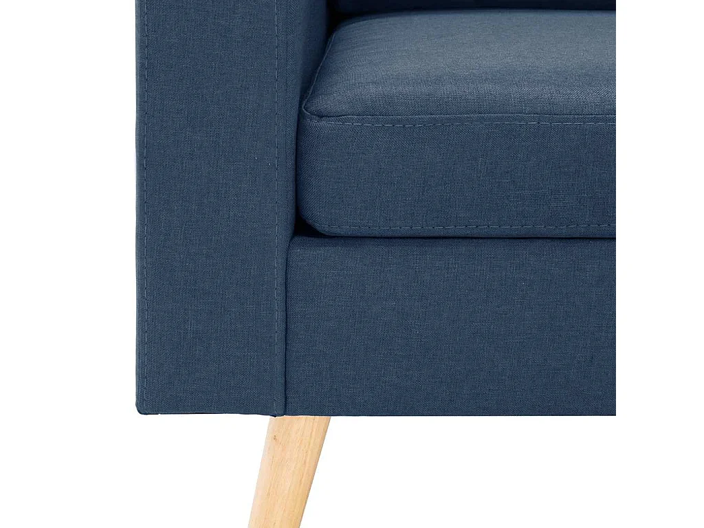 Fauteuil style scandinave confort moderne en tissu doux IBSEN