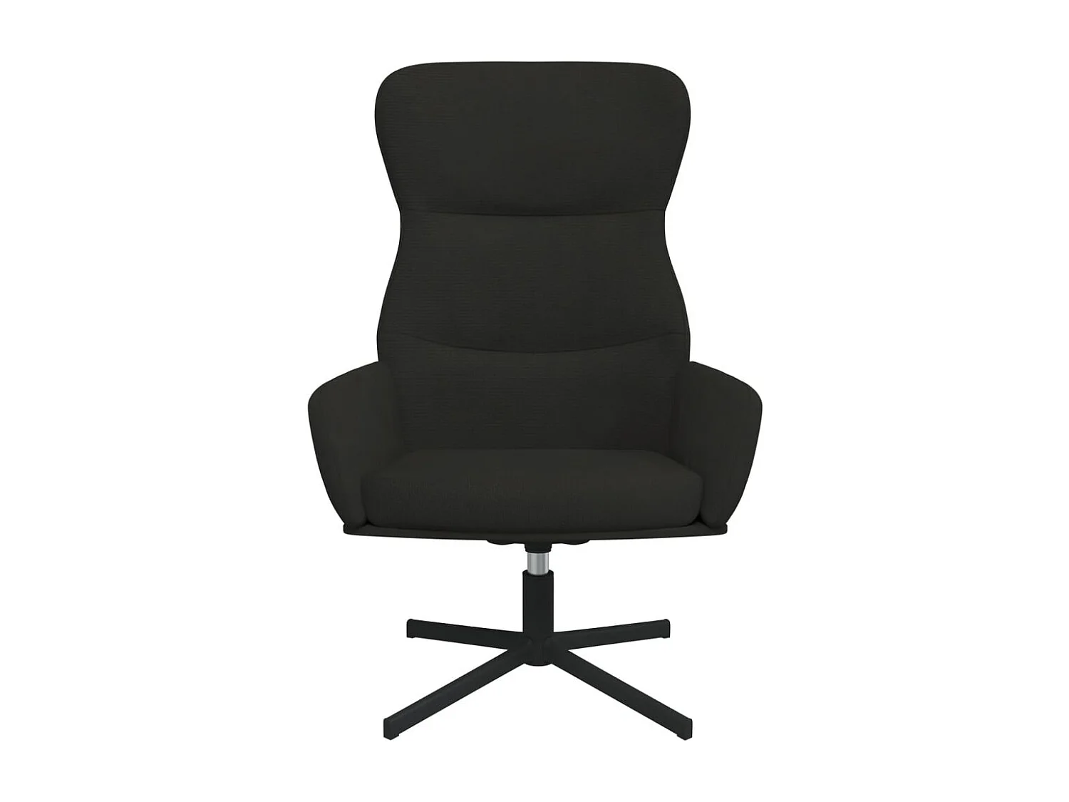 Relaxstoel fluweel zwart