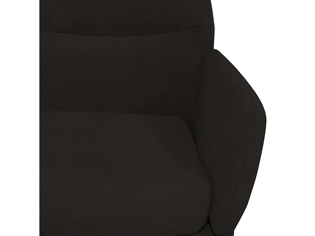 Chaise de relaxation Noir Velours