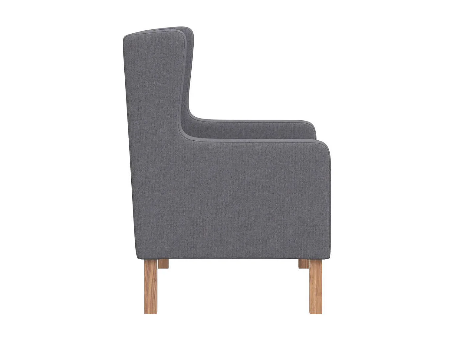 Poltrona em tecido cinzento