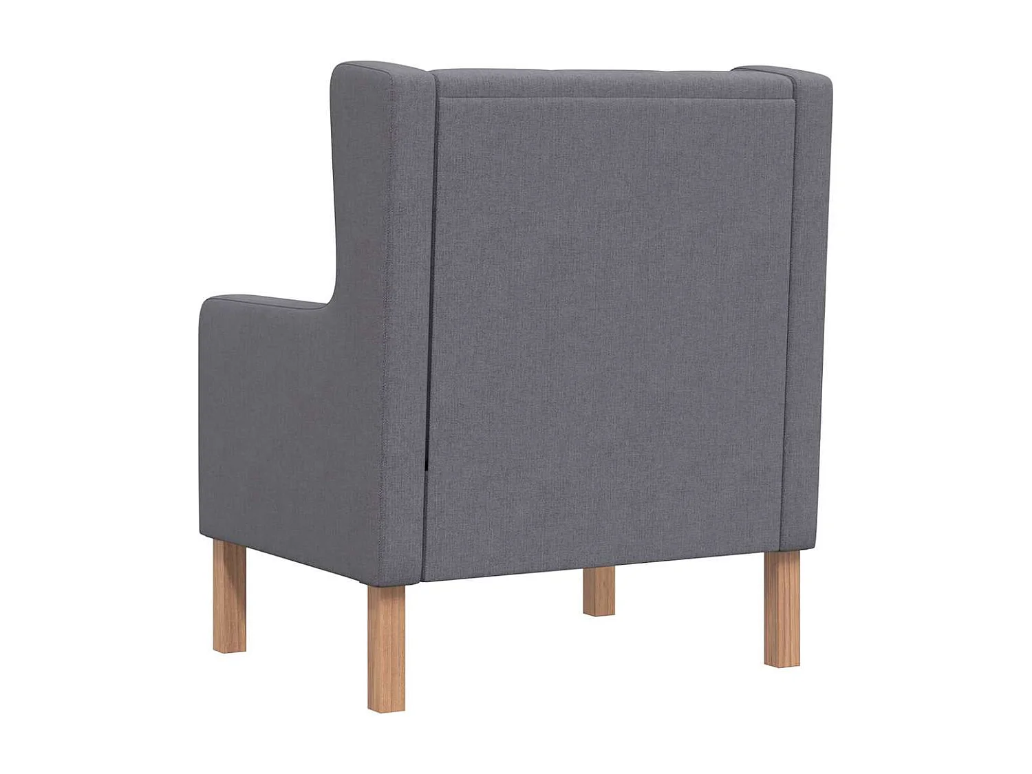 Poltrona em tecido cinzento