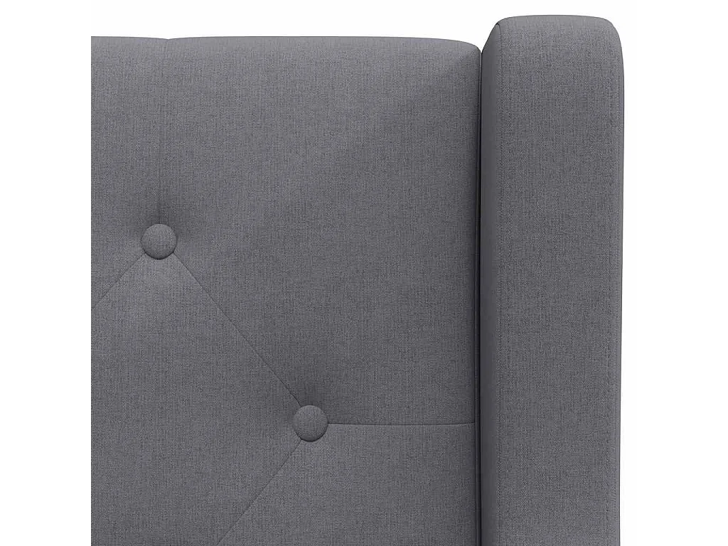 Poltrona em tecido cinzento