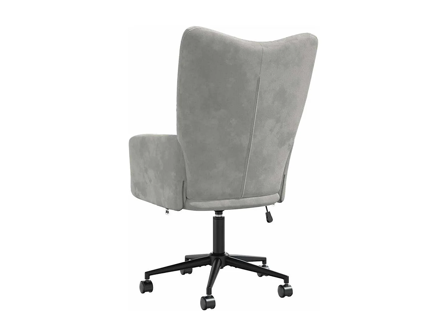 Relaxsessel Hellgrau Samt